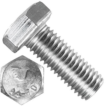 Болт шестигранный М24х65 DIN 933 нержавеющая сталь А4